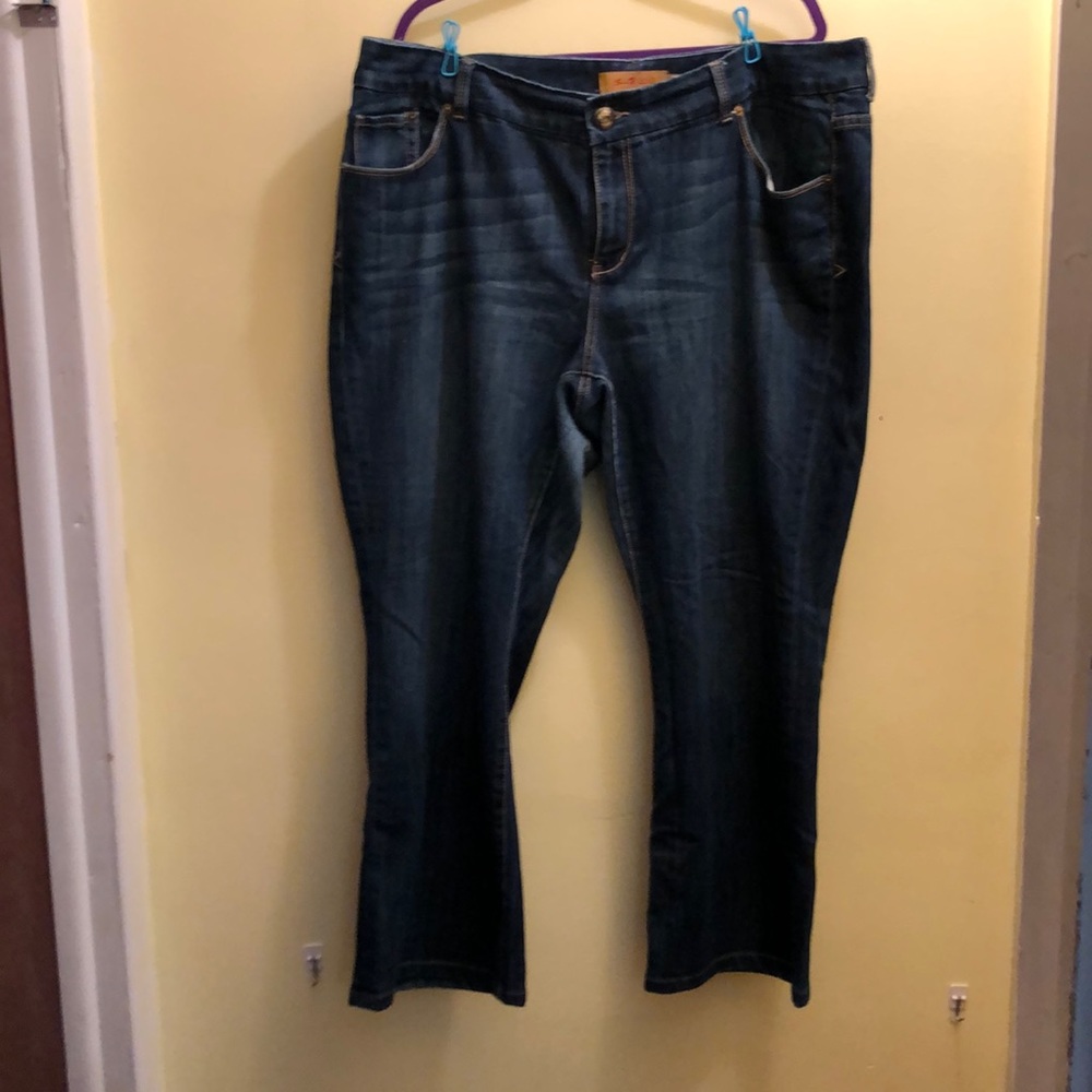 Seven 7 women’s plus size embellished Jeans 24W